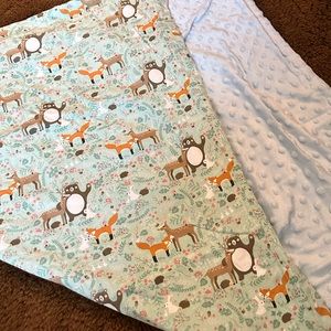 Baby blanket forest animals